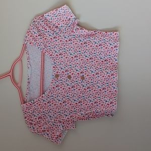 Cropped Floral shirt